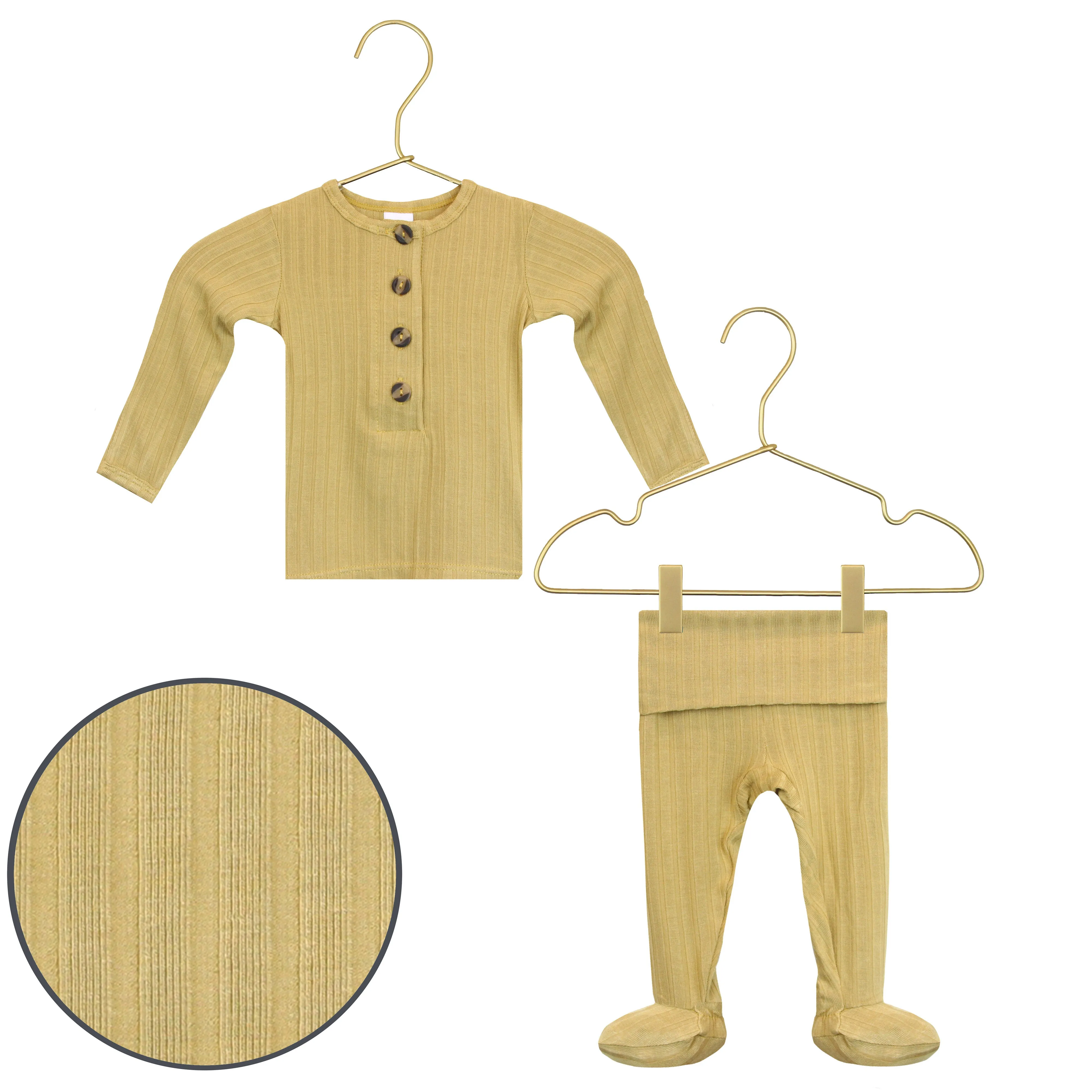 Charlie Ribbed Top   Bottoms