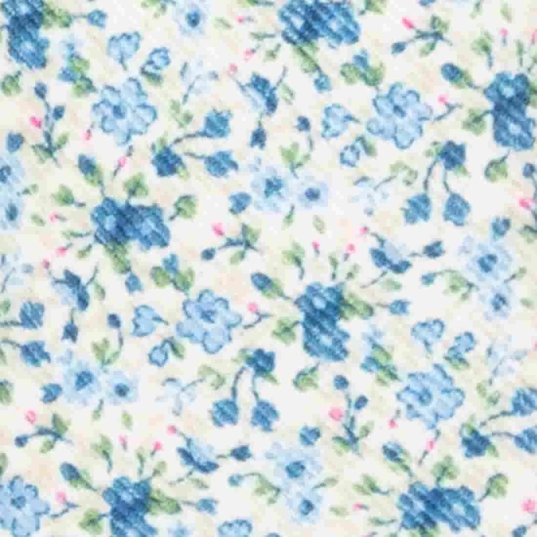 Corduroy Freesia Floral Light Champagne Tie