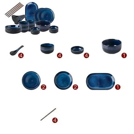 Dinnerware Set Utsugi (5 Sets)